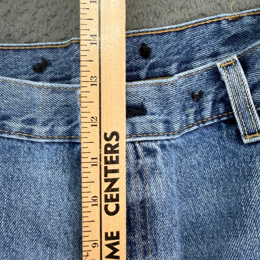 Levi's 517 Jeans Mens 40x34 Light Wash Blue Bootcut Denim Pants